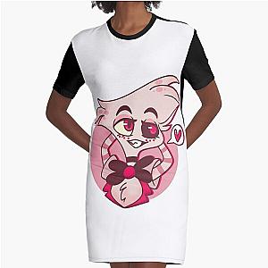 Hazbin Hotel Angel Graphic T-Shirt Dress