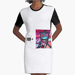 vox hazbin hotel Graphic T-Shirt Dress