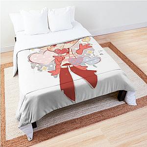 AngelDust Hazbin Hotel Vivziepop Chibi Sticker Comforter