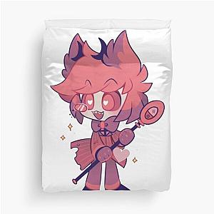 Alastor Hazbin Hotel Vivziepop Chibi Sticker Duvet Cover