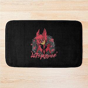 Let's Misbehave Alastor Hazbin Hotel  Bath Mat