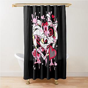 Hazbin Hotel Angel Dust Shower Curtain