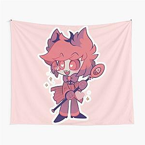 Alastor Hazbin Hotel Vivziepop Chibi Sticker Tapestry