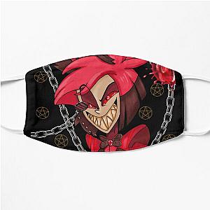 Hazbin Hotel Alastor the radio demon fan art Flat Mask