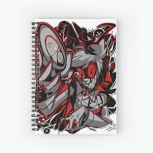 Radio Demon Design - Hazbin Hotel  Spiral Notebook