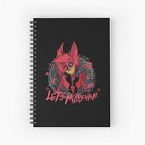 Let's Misbehave Alastor Hazbin Hotel  Spiral Notebook