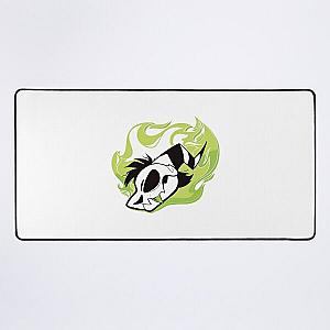 Vivziepop Merch Helluva Boss Flaming Skull Desk Mat