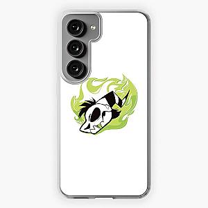 Vivziepop Merch Helluva Boss Flaming Skull Samsung Galaxy Soft Case