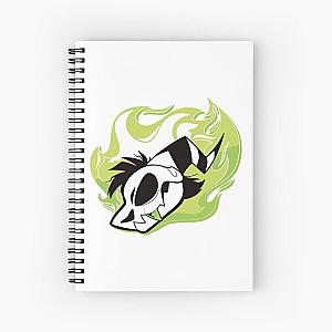 Vivziepop Merch Helluva Boss Flaming Skull Spiral Notebook