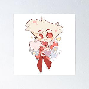 AngelDust Hazbin Hotel Vivziepop Chibi Sticker Poster