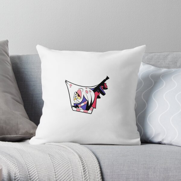 Vivziepop Gangster Angel Throw Pillow | VivziePop Shop ⚡️ Official ...