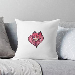 Vivziepop Chibi Alastor Throw Pillow