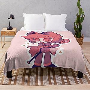 Alastor Hazbin Hotel Vivziepop Chibi Sticker Throw Blanket