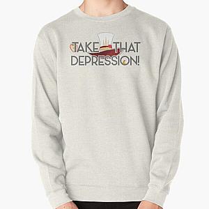 Hazbin Hotel Lucifer - Take that depression!  Pullover Sweatshirt