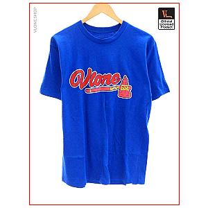 Vlone T-Shirts - Vlone L Cotton Ax Ss Tee Blue Cotton Fashion T-Shirt VL2309