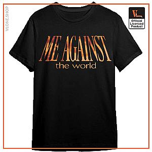 Vlone T-Shirts - Vlone x Tupac ME AGAINST the world Black T-Shirt VL2309