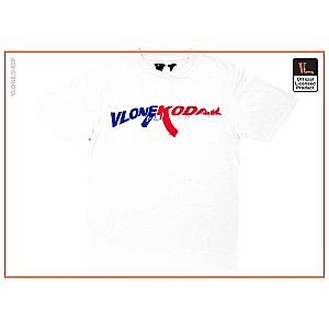 Vlone T-Shirts - Kodak Black x Vlone 47 White T-Shirt VL2309