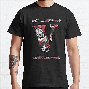 Vlone skulls and flowers Classic T-Shirt RB2210 Flagship