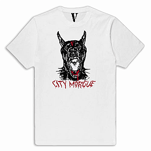 Vlone Shirts - City Morgue Tshirt Front Print VLC2710