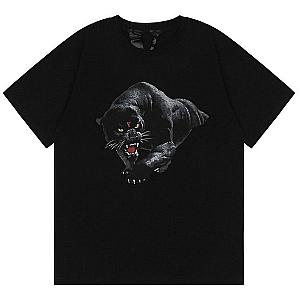 Vlone Shirts - VLONE Panther Shirt White &amp; Black VLC2710