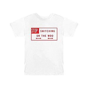 Vlone Shirts - VLONE Pop Smoke Stop Snitching T-Shirt VLC2710