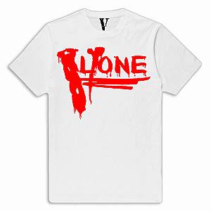 Vlone Shirts - VLONE Blood Text T-Shirt VLC2710