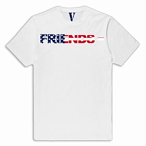 Vlone Shirts - VLONE Friends Fragment USA Flag Tshirt VLC2710