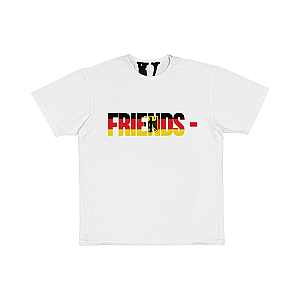 Vlone Shirts - FRIENDS DEU T-SHIRT WHITE VLC2710