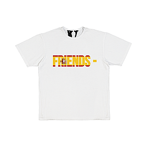 Vlone Shirts - FRIENDS ESP T-SHIRT WHITE VLC2710