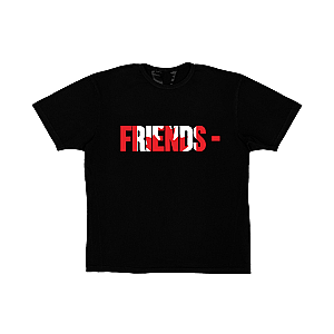 Vlone Shirts - FRIENDS CAN T-SHIRT BLACK BACK VLC2710