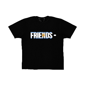 Vlone Shirts - FRIENDS ARG T-SHIRT BLACK VLC2710