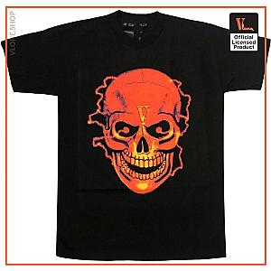 Vlone Shirts - Vlone Shocker Skull T-Shirt VL2409