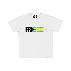 Vlone Shirts - FRIENDS BHS T-SHIRT WHITE VLC2710