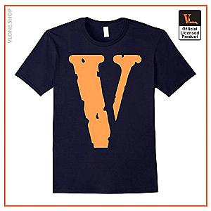 Vlone Shirts - Men's Vlone Shirt Large Navy VL2409