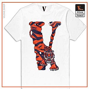 Vlone Shirts - Vlone Tiger Shape T-Shirt VL2409