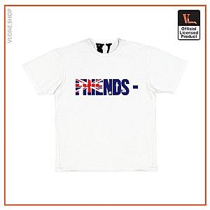 Vlone Shirts - FRIENDS  AUS T-SHIRT  WHITE VL2409