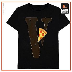 Vlone Shirts - Vlone Pizza Slice Logo T-Shirt VL2409