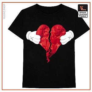 Vlone Shirts - Vlone X Broken Heart T-Shirt VL2409