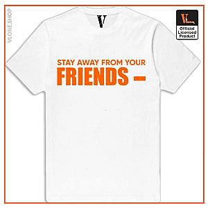 Vlone Shirts - VLONE Stay Away From Your Friend T-Shirt VL2409