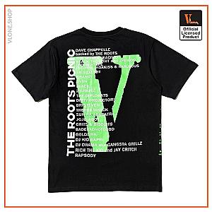 Vlone T-Shirts - Vlone Roots Picnic Tee  Black VL2309