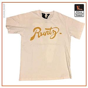 Vlone T-Shirts - VLONE x Runtz White Cotton T-Shirt VL2309