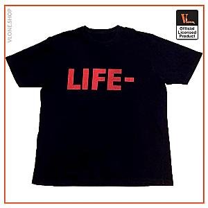 Vlone T-Shirts - Vlone Life Tee  Black VL2309