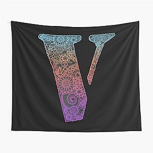 Vlone and floral motifs , cool V Tapestry