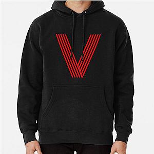 red V vlone  Pullover Hoodie