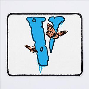 Vlone Navy Blue, Vlone with butterfly, handmade butterfly vlone Mouse Pad