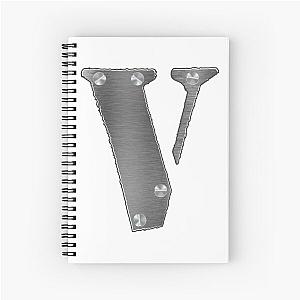 Vlone and silver screw , cool design for V Spiral Notebook