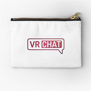 VRCHAT Fuchsia Zipper Pouch