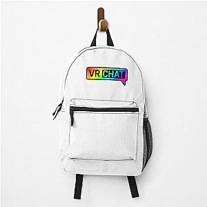 Rainbow VRCHAT Logo (gradient) Backpack