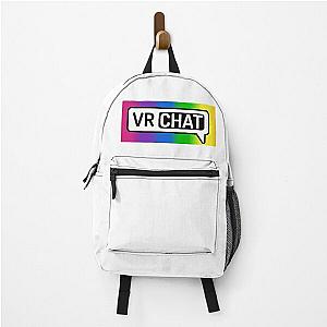 Rainbow VRCHAT Logo Backpack