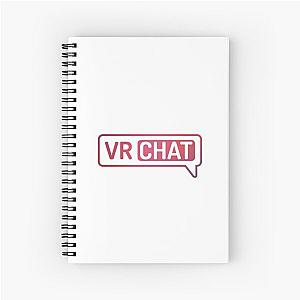 VRCHAT Fuchsia Spiral Notebook